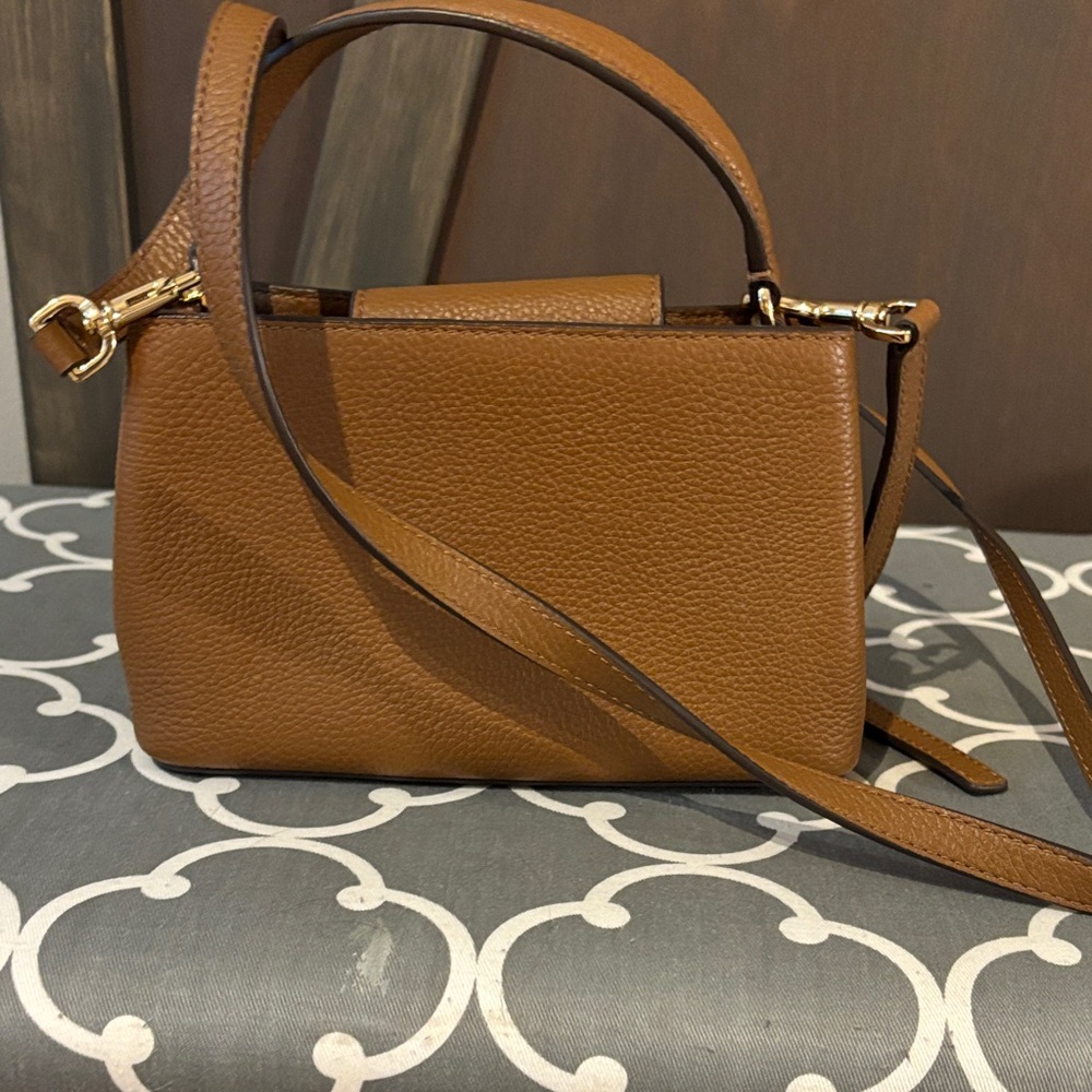 Tory Burch Tan Leather Crossbody Bag - Picture 2 of 4